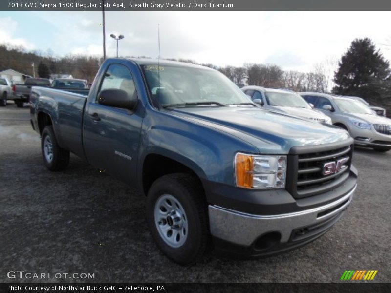 Stealth Gray Metallic / Dark Titanium 2013 GMC Sierra 1500 Regular Cab 4x4