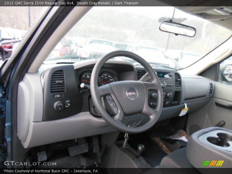 Stealth Gray Metallic / Dark Titanium 2013 GMC Sierra 1500 Regular Cab 4x4