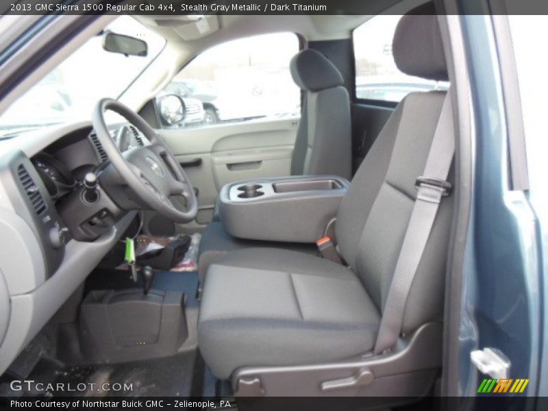 Front Seat of 2013 Sierra 1500 Regular Cab 4x4