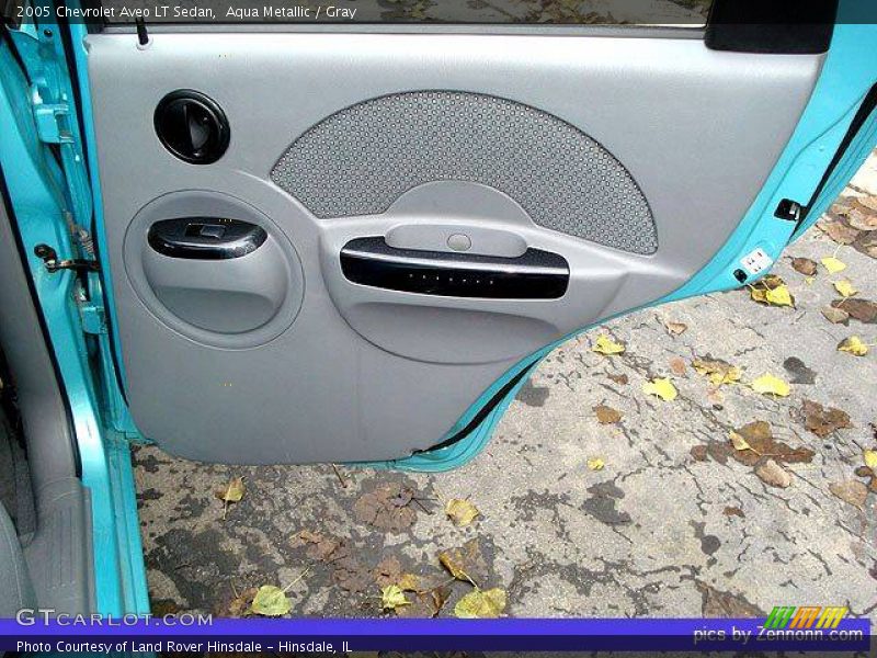 Aqua Metallic / Gray 2005 Chevrolet Aveo LT Sedan