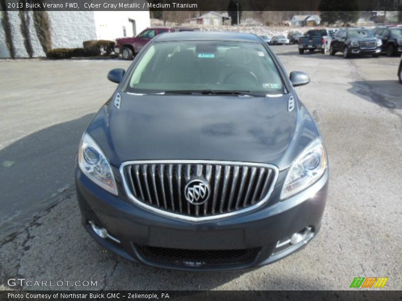 Cyber Gray Metallic / Medium Titanium 2013 Buick Verano FWD