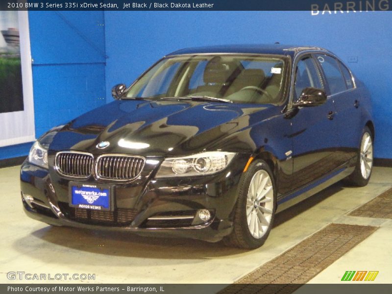 Jet Black / Black Dakota Leather 2010 BMW 3 Series 335i xDrive Sedan