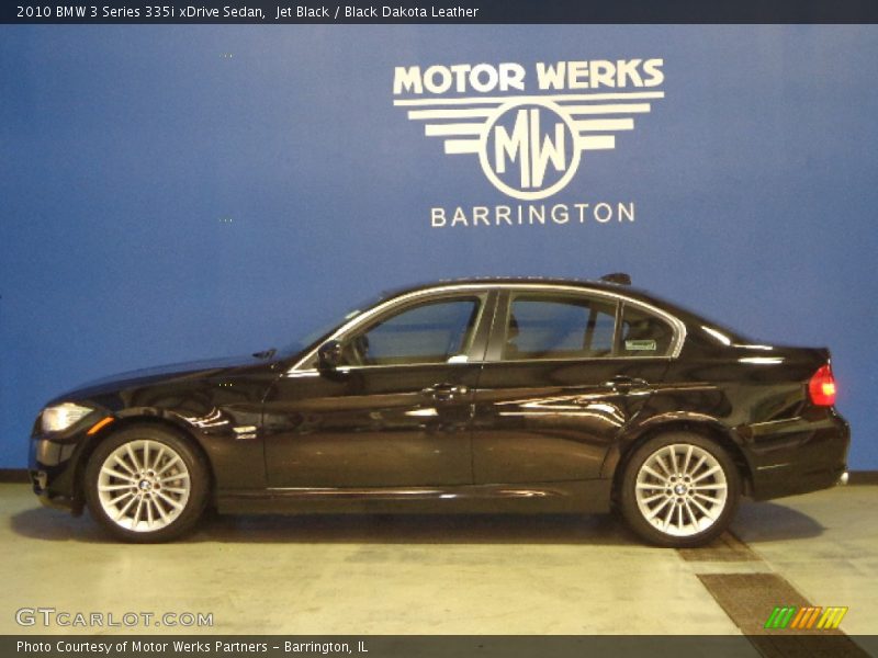 Jet Black / Black Dakota Leather 2010 BMW 3 Series 335i xDrive Sedan