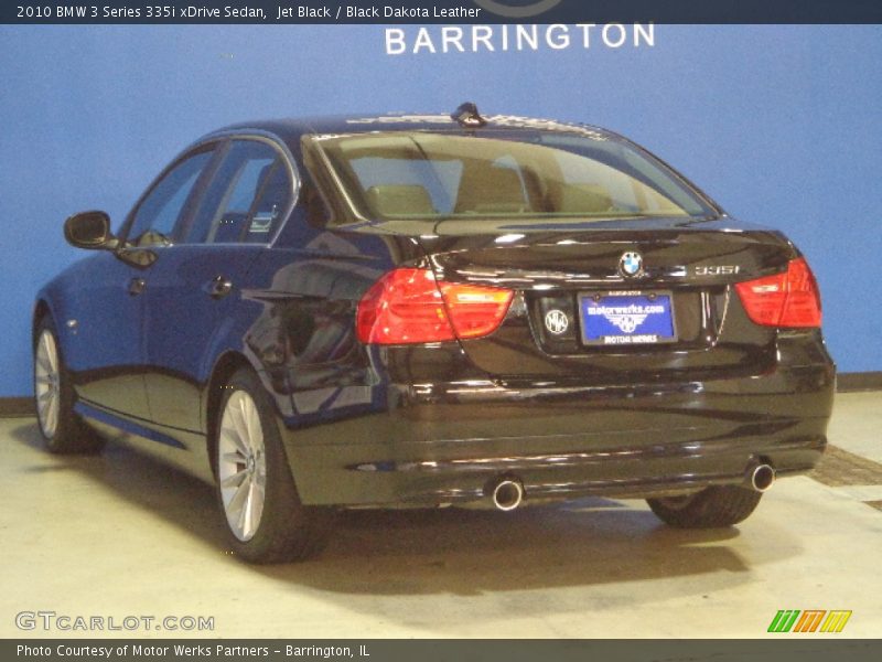 Jet Black / Black Dakota Leather 2010 BMW 3 Series 335i xDrive Sedan