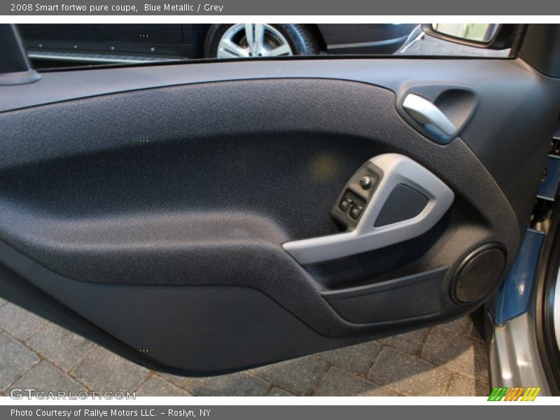 Blue Metallic / Grey 2008 Smart fortwo pure coupe