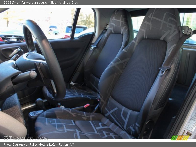 Blue Metallic / Grey 2008 Smart fortwo pure coupe