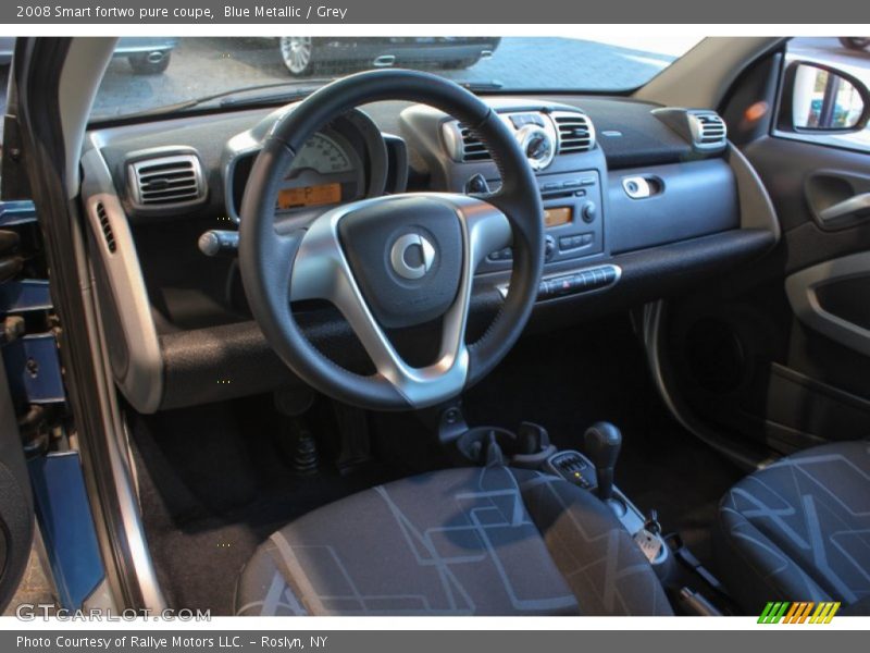 Blue Metallic / Grey 2008 Smart fortwo pure coupe