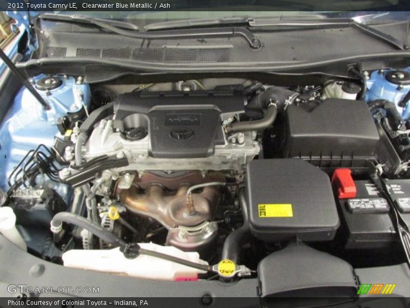Clearwater Blue Metallic / Ash 2012 Toyota Camry LE