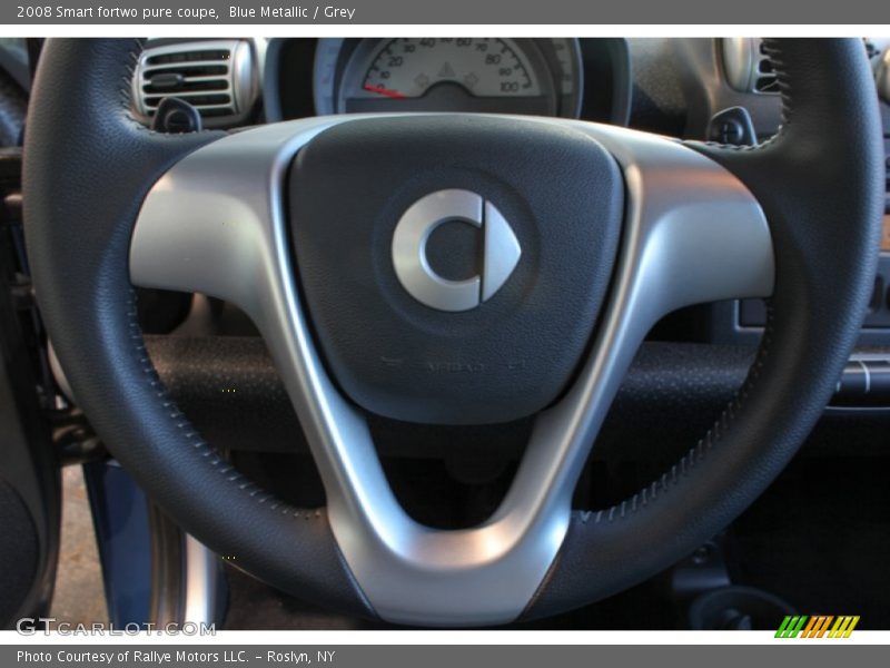 Blue Metallic / Grey 2008 Smart fortwo pure coupe