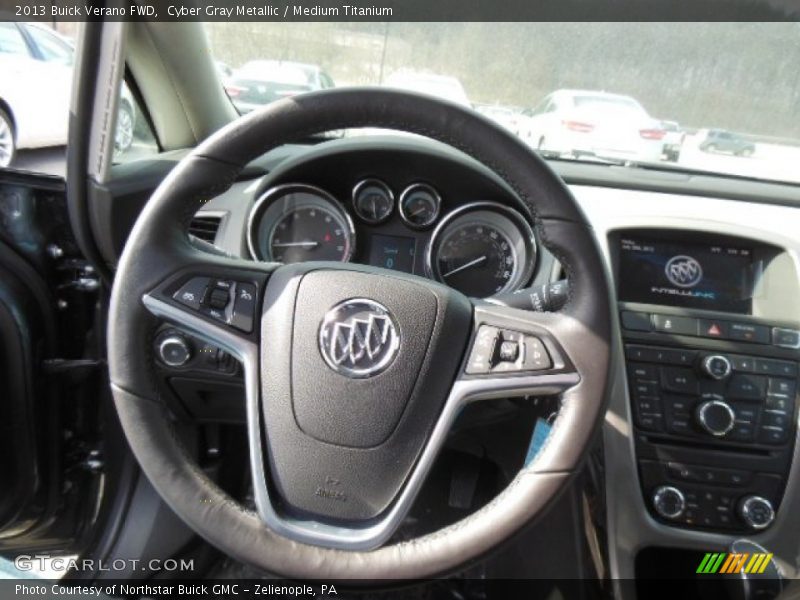 Cyber Gray Metallic / Medium Titanium 2013 Buick Verano FWD