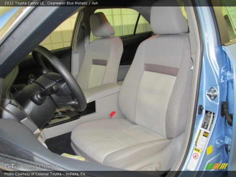 Clearwater Blue Metallic / Ash 2012 Toyota Camry LE