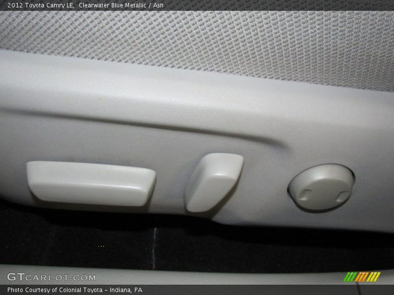 Clearwater Blue Metallic / Ash 2012 Toyota Camry LE
