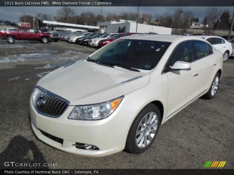 White Diamond Tricoat / Cashmere 2013 Buick LaCrosse FWD