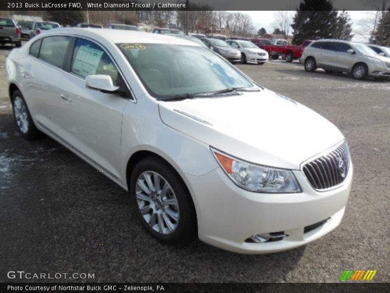 White Diamond Tricoat / Cashmere 2013 Buick LaCrosse FWD