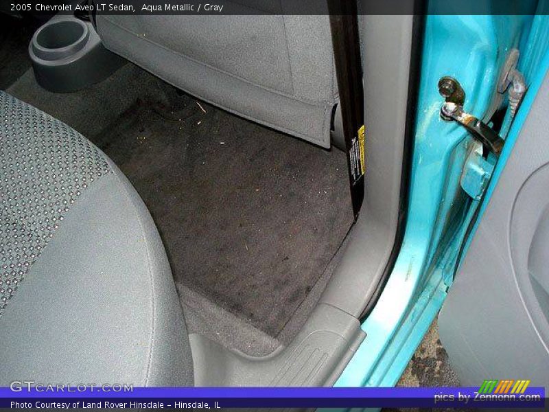Aqua Metallic / Gray 2005 Chevrolet Aveo LT Sedan