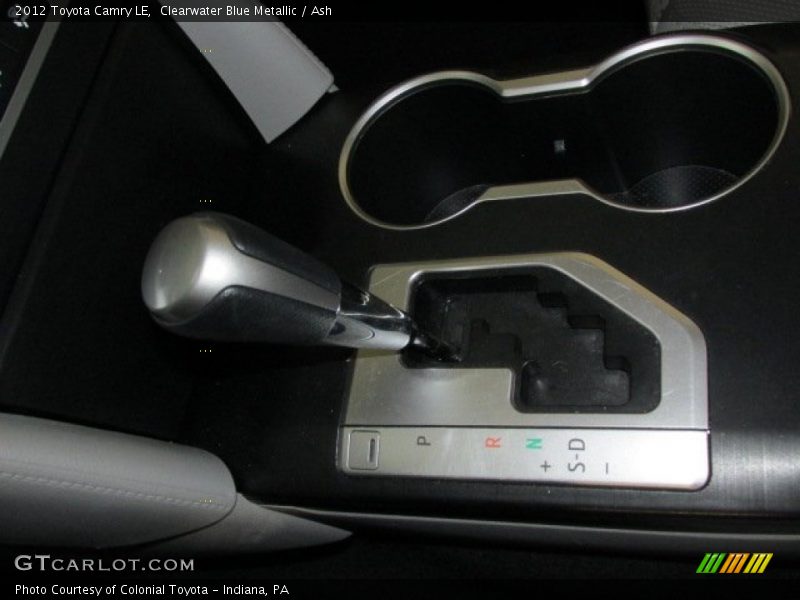 Clearwater Blue Metallic / Ash 2012 Toyota Camry LE