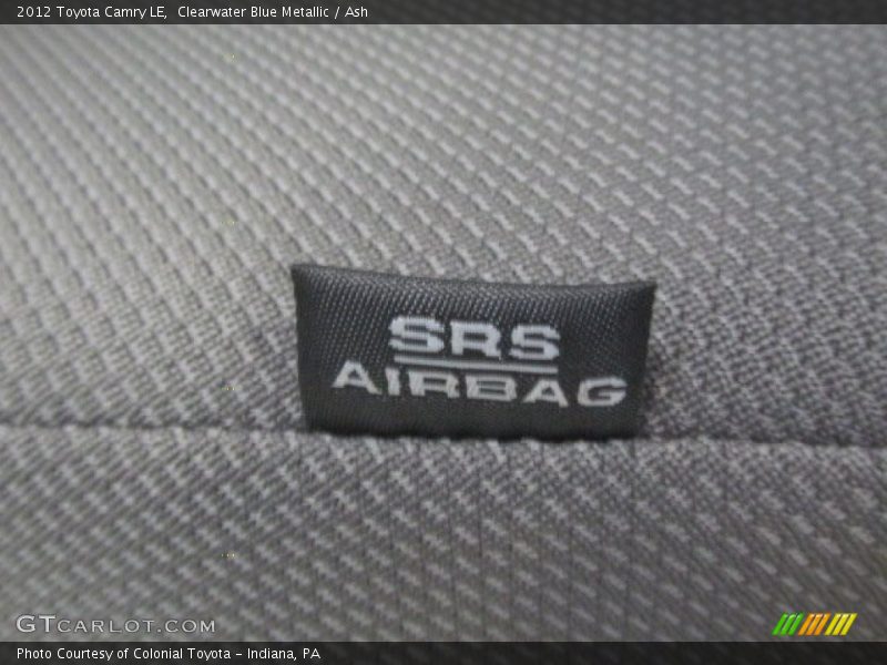 Clearwater Blue Metallic / Ash 2012 Toyota Camry LE