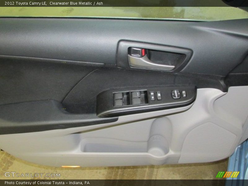 Clearwater Blue Metallic / Ash 2012 Toyota Camry LE