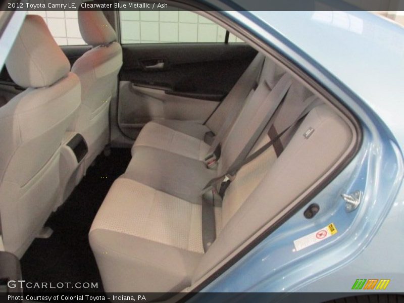 Clearwater Blue Metallic / Ash 2012 Toyota Camry LE