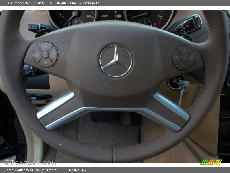 Black / Cashmere 2010 Mercedes-Benz ML 350 4Matic