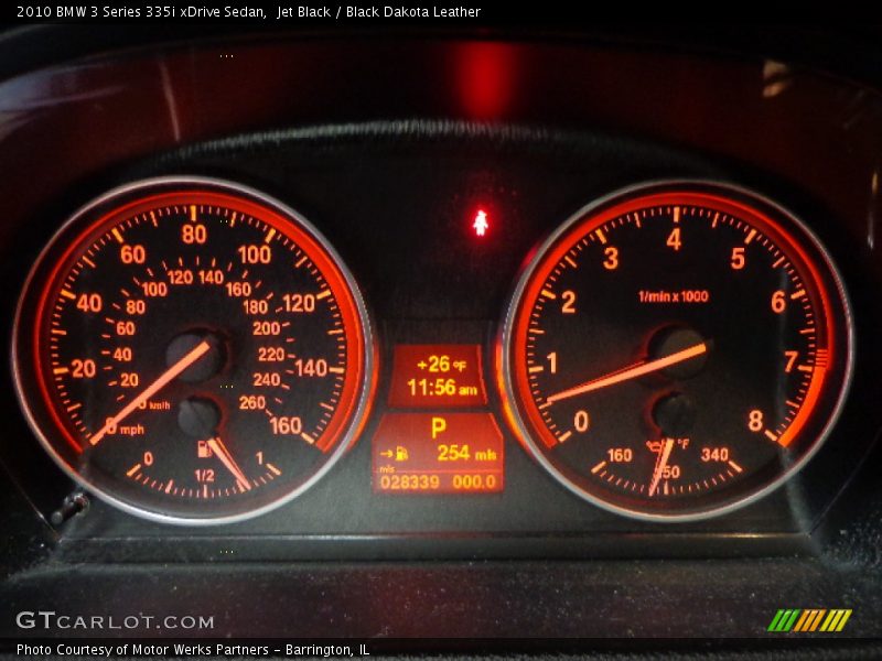 Jet Black / Black Dakota Leather 2010 BMW 3 Series 335i xDrive Sedan