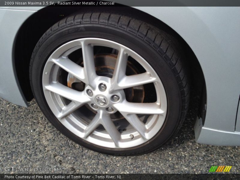 Radiant Silver Metallic / Charcoal 2009 Nissan Maxima 3.5 SV