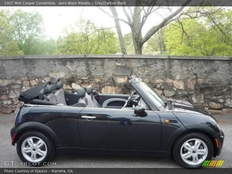 Astro Black Metallic / Grey/Carbon Black 2007 Mini Cooper Convertible