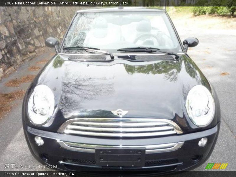 Astro Black Metallic / Grey/Carbon Black 2007 Mini Cooper Convertible
