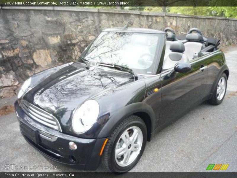 Astro Black Metallic / Grey/Carbon Black 2007 Mini Cooper Convertible