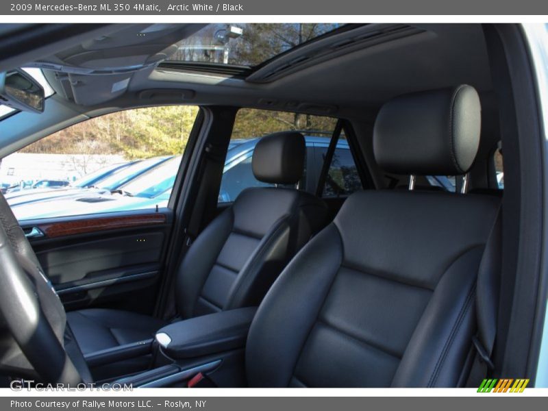 Arctic White / Black 2009 Mercedes-Benz ML 350 4Matic