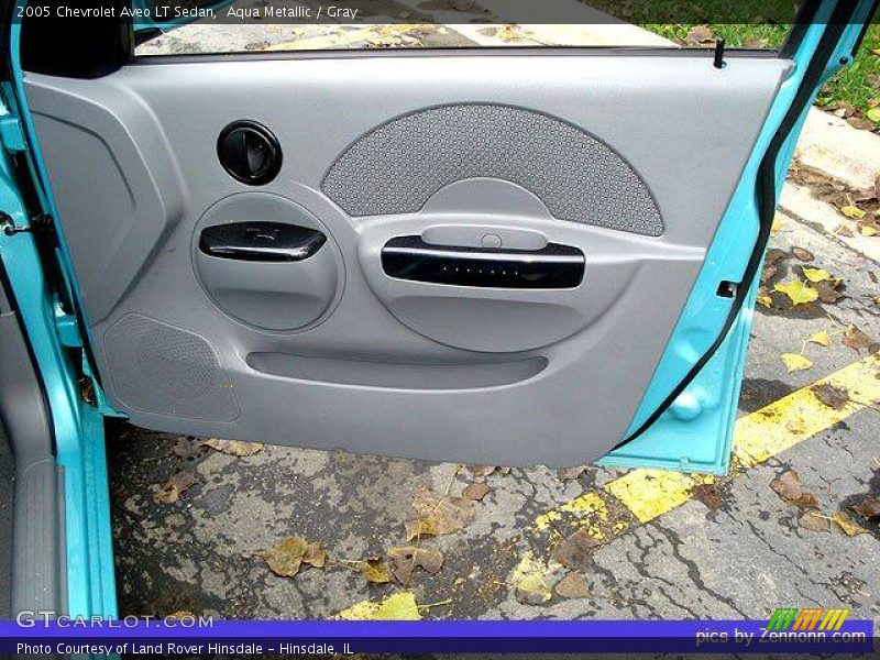 Aqua Metallic / Gray 2005 Chevrolet Aveo LT Sedan