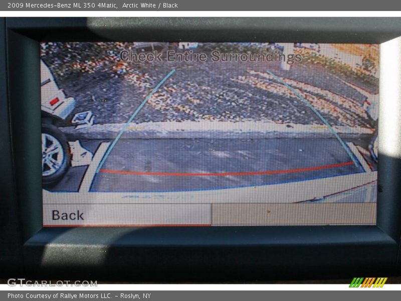 Arctic White / Black 2009 Mercedes-Benz ML 350 4Matic
