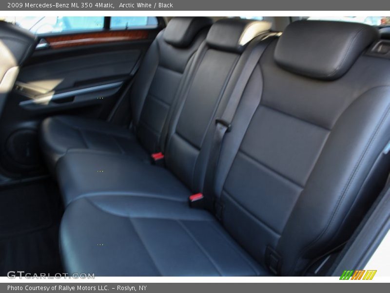 Arctic White / Black 2009 Mercedes-Benz ML 350 4Matic