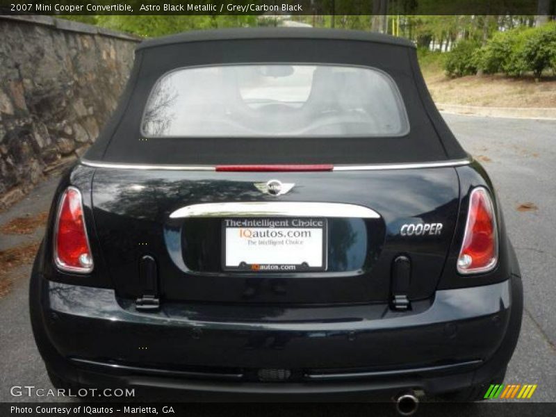 Astro Black Metallic / Grey/Carbon Black 2007 Mini Cooper Convertible
