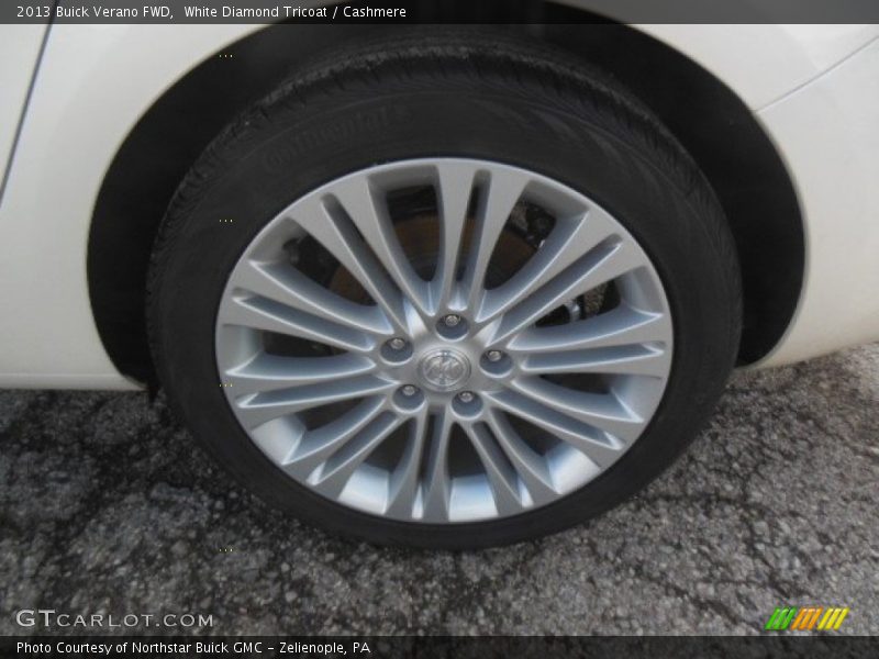 White Diamond Tricoat / Cashmere 2013 Buick Verano FWD