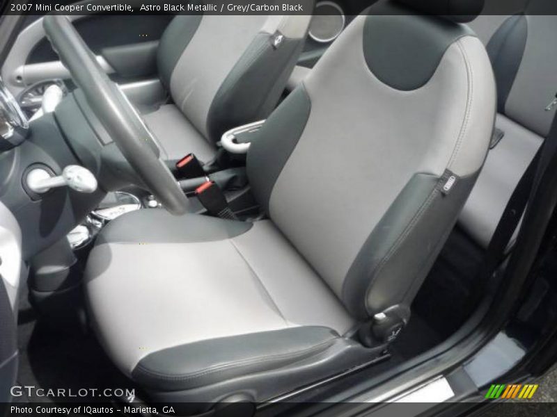 Astro Black Metallic / Grey/Carbon Black 2007 Mini Cooper Convertible