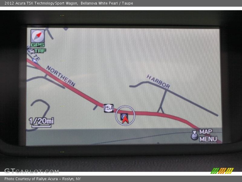 Bellanova White Pearl / Taupe 2012 Acura TSX Technology Sport Wagon