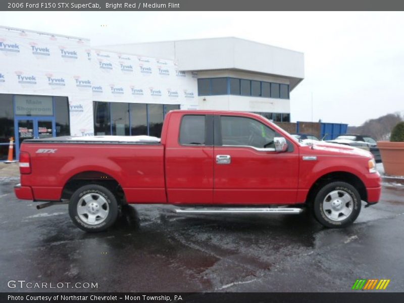 Bright Red / Medium Flint 2006 Ford F150 STX SuperCab
