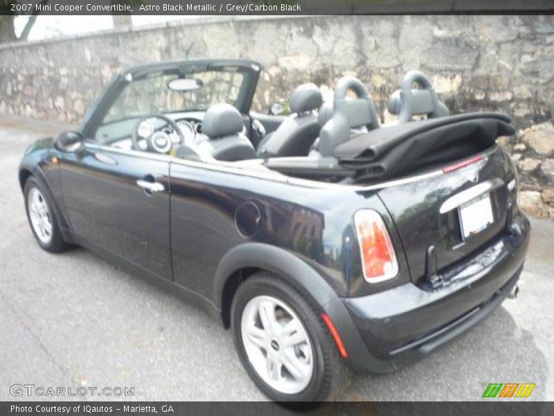 Astro Black Metallic / Grey/Carbon Black 2007 Mini Cooper Convertible