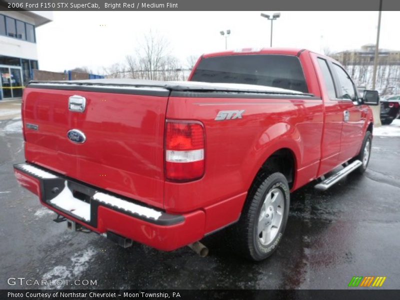 Bright Red / Medium Flint 2006 Ford F150 STX SuperCab