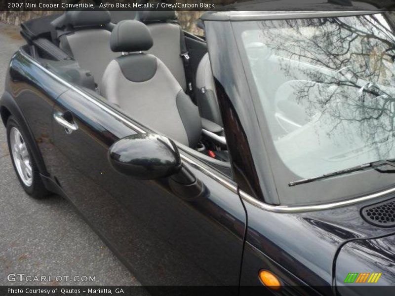 Astro Black Metallic / Grey/Carbon Black 2007 Mini Cooper Convertible