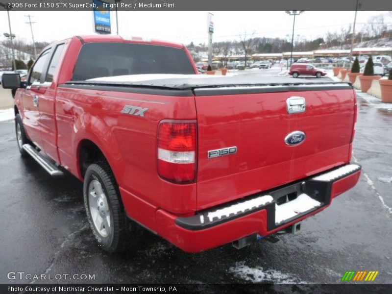 Bright Red / Medium Flint 2006 Ford F150 STX SuperCab