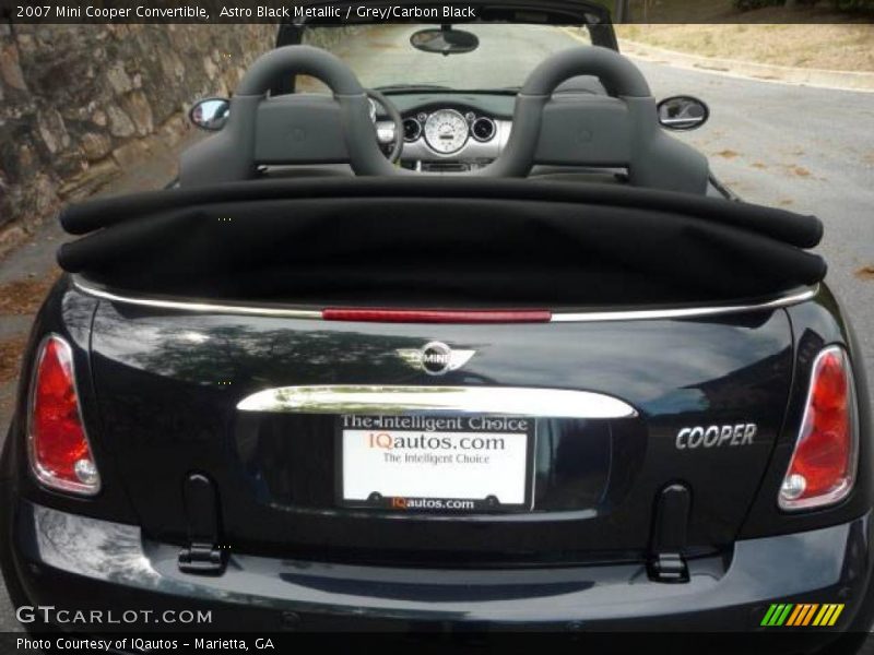 Astro Black Metallic / Grey/Carbon Black 2007 Mini Cooper Convertible