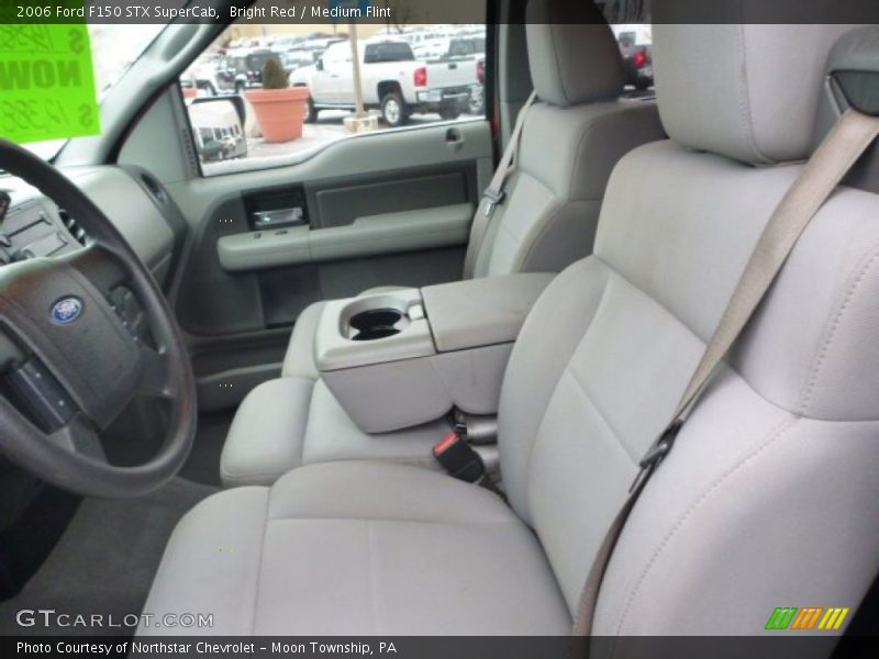 Bright Red / Medium Flint 2006 Ford F150 STX SuperCab