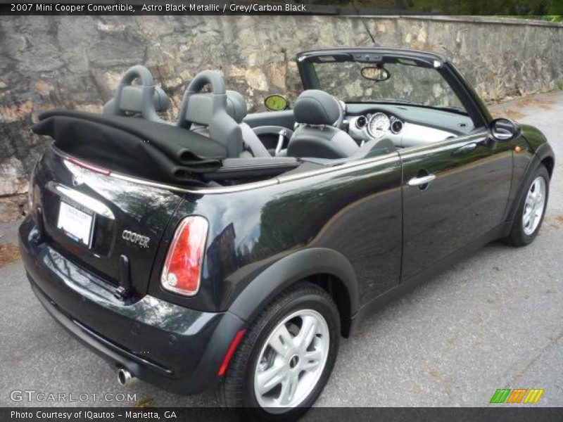 Astro Black Metallic / Grey/Carbon Black 2007 Mini Cooper Convertible