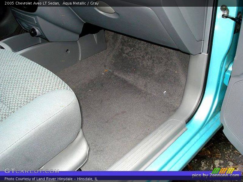 Aqua Metallic / Gray 2005 Chevrolet Aveo LT Sedan
