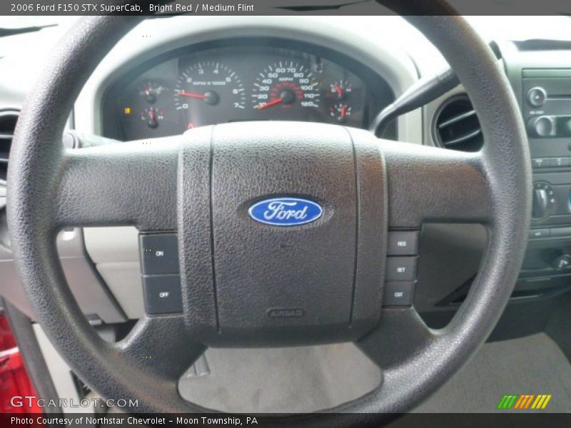 Bright Red / Medium Flint 2006 Ford F150 STX SuperCab