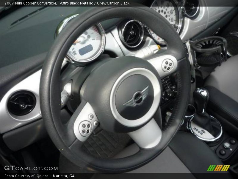 Astro Black Metallic / Grey/Carbon Black 2007 Mini Cooper Convertible