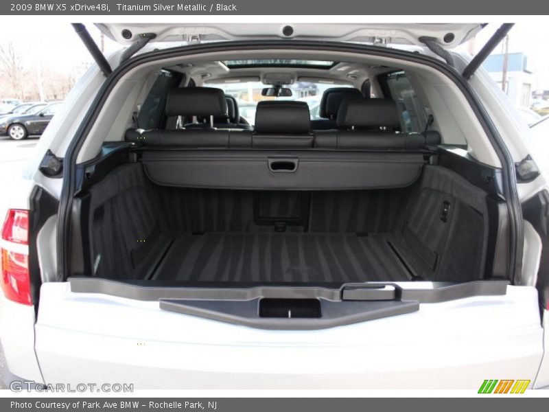 Titanium Silver Metallic / Black 2009 BMW X5 xDrive48i