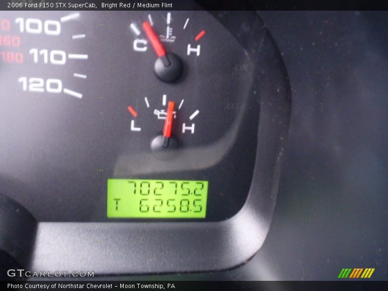 Bright Red / Medium Flint 2006 Ford F150 STX SuperCab